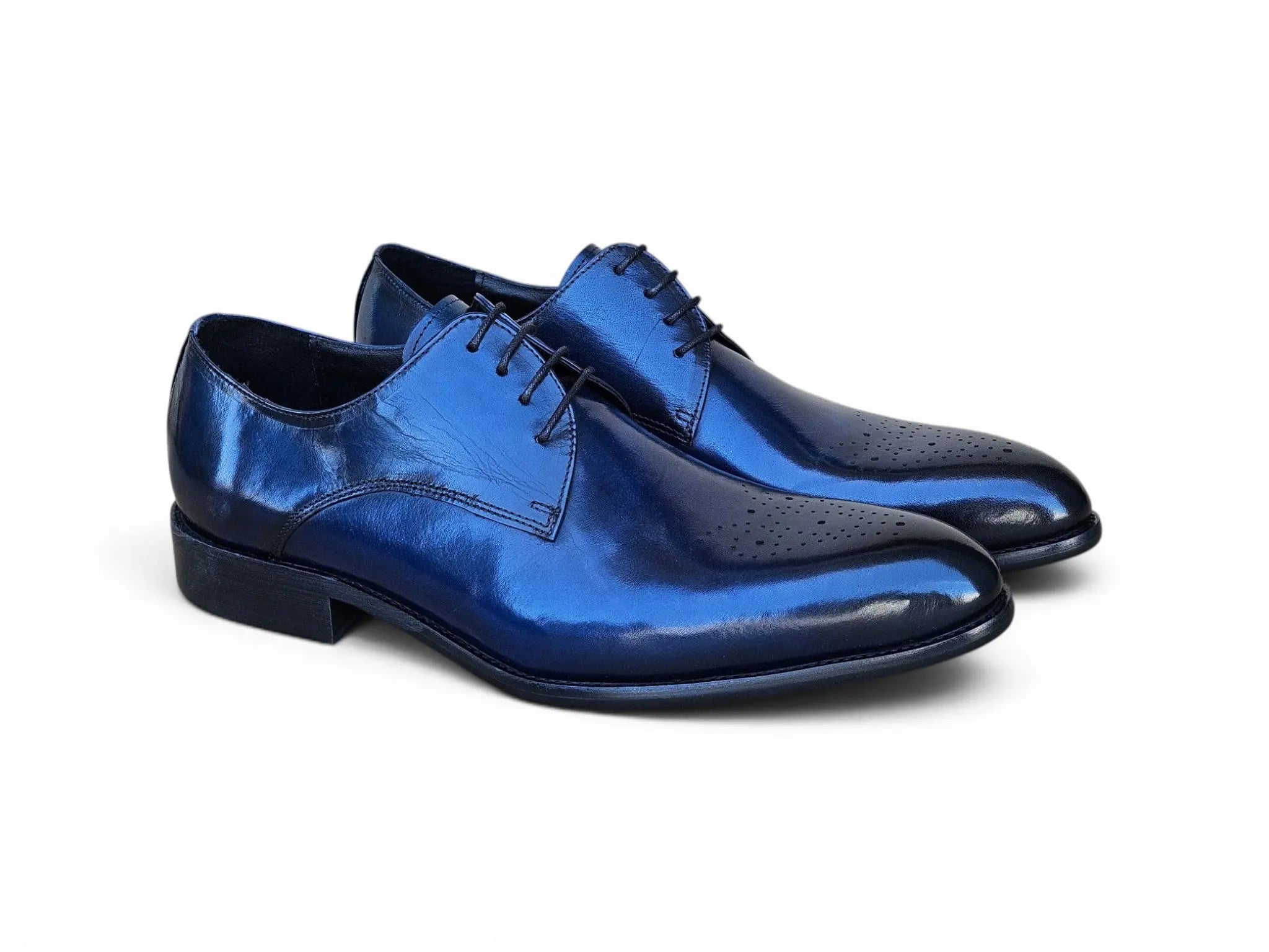 Signature Burnished Lace-up Derby Carrucci