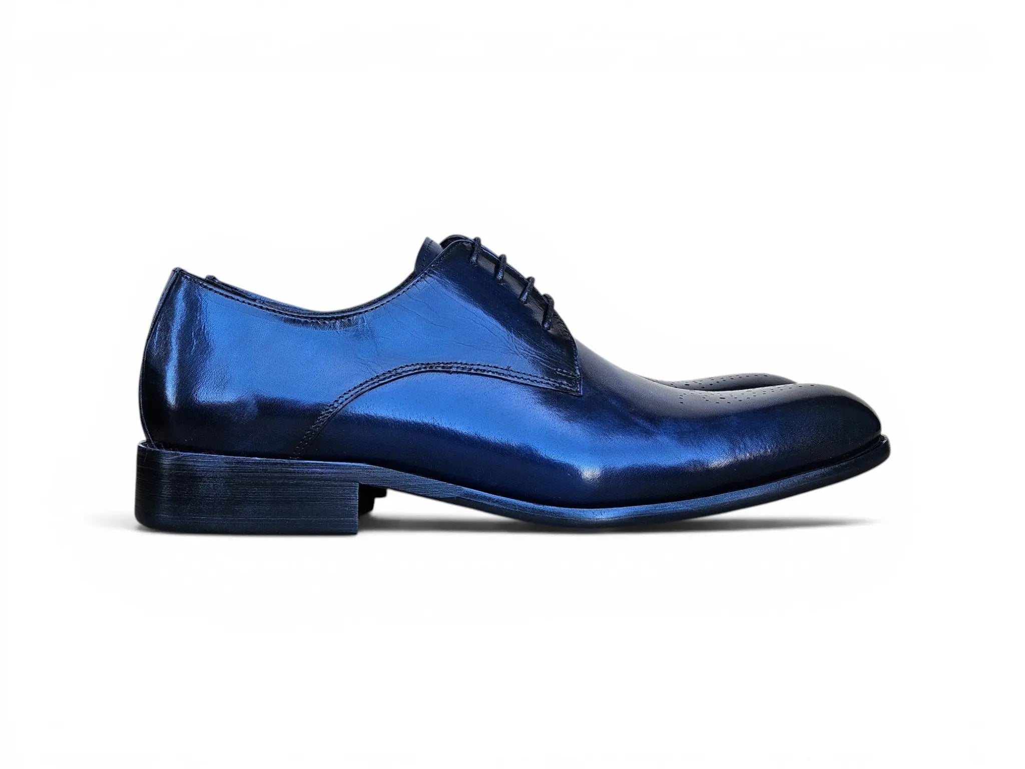Signature Burnished Lace-up Derby Carrucci
