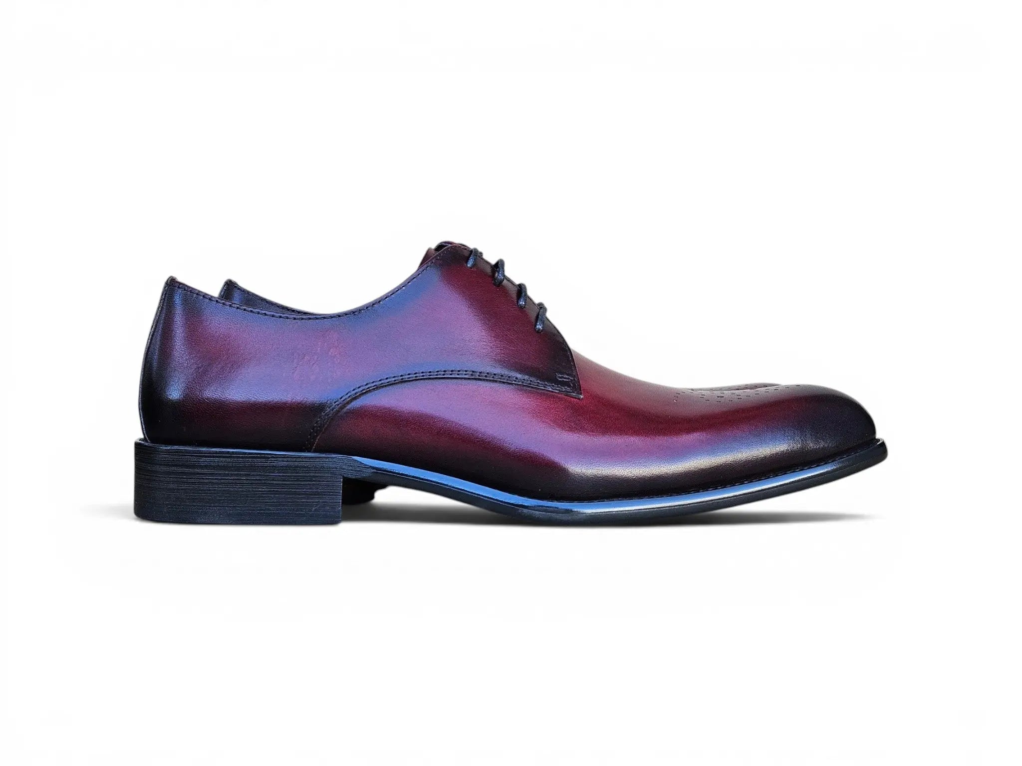 Signature Burnished Lace-up Derby Carrucci