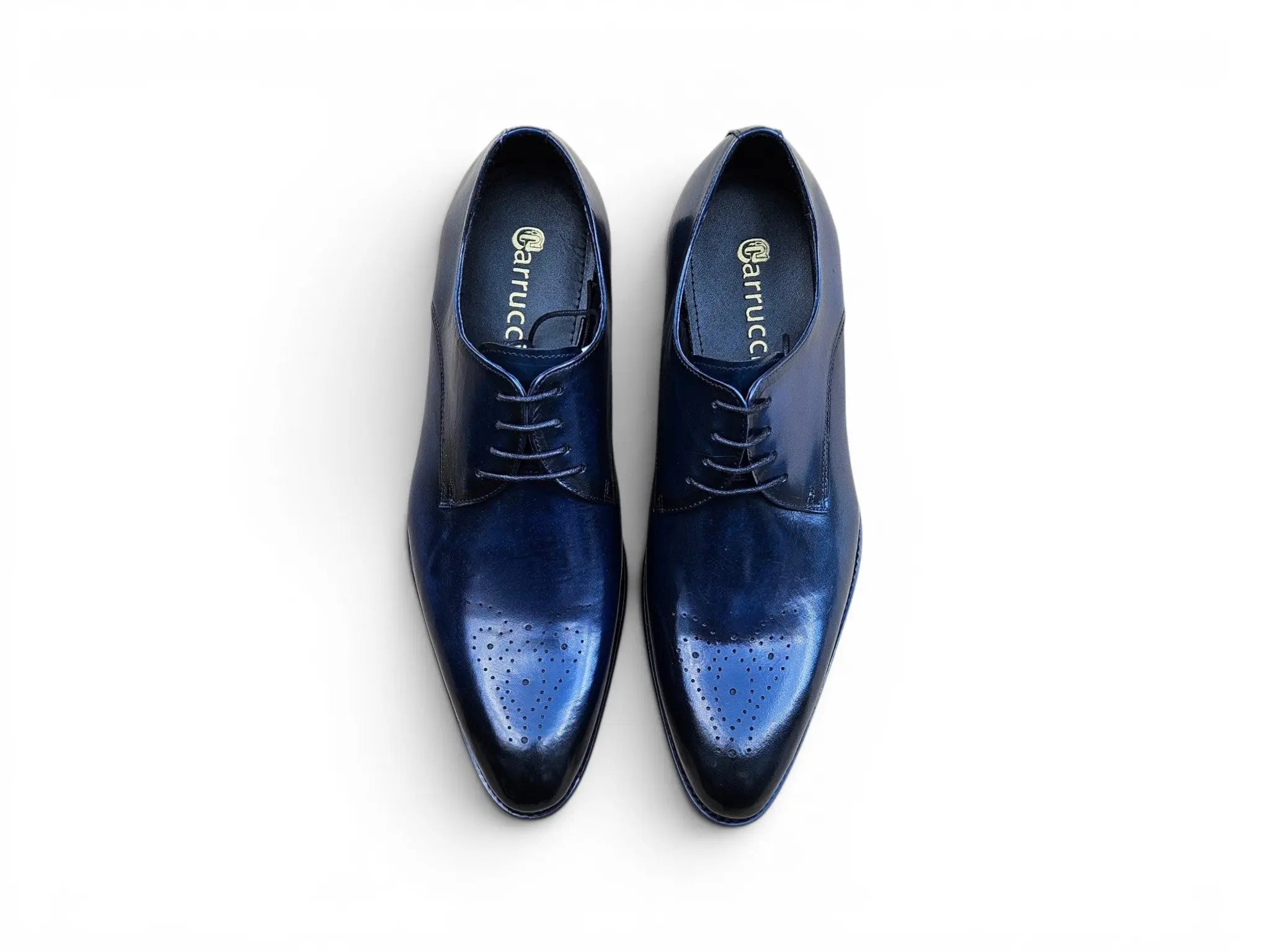Signature Burnished Lace-up Derby Carrucci