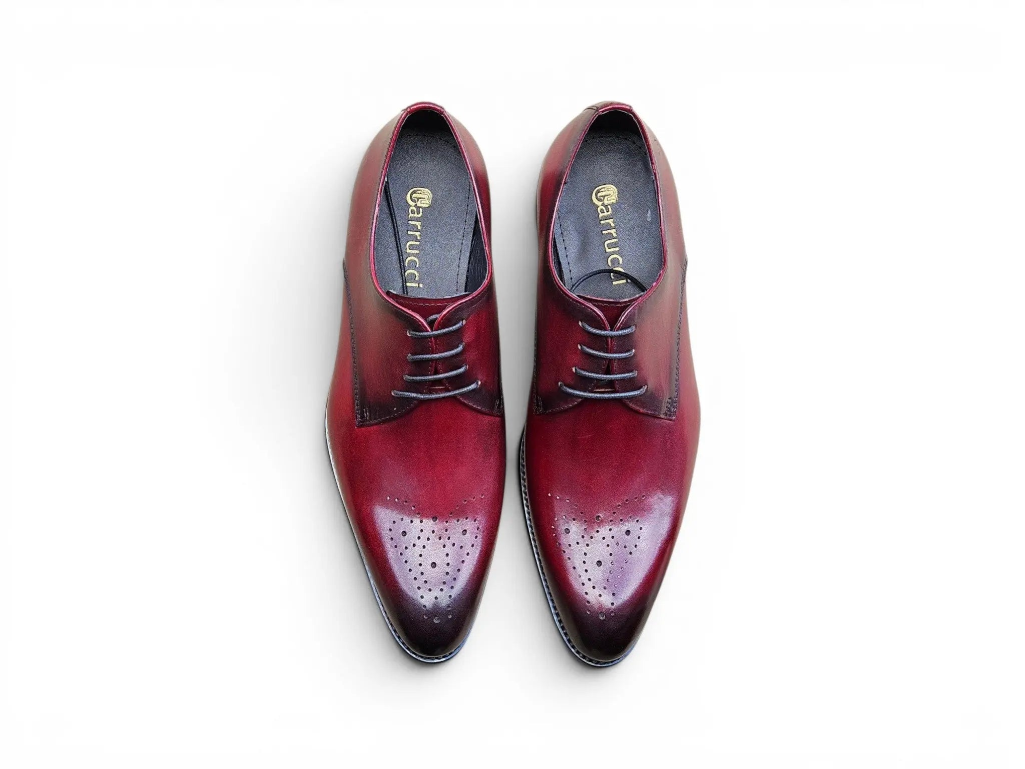 Signature Burnished Lace-up Derby Carrucci