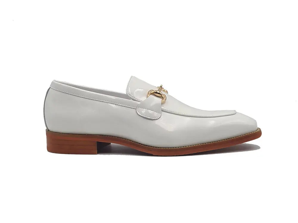 Signature Horse Bit Patent Leather Loafer Carrucci