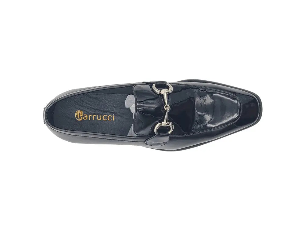 Signature Horse Bit Patent Leather Loafer Carrucci