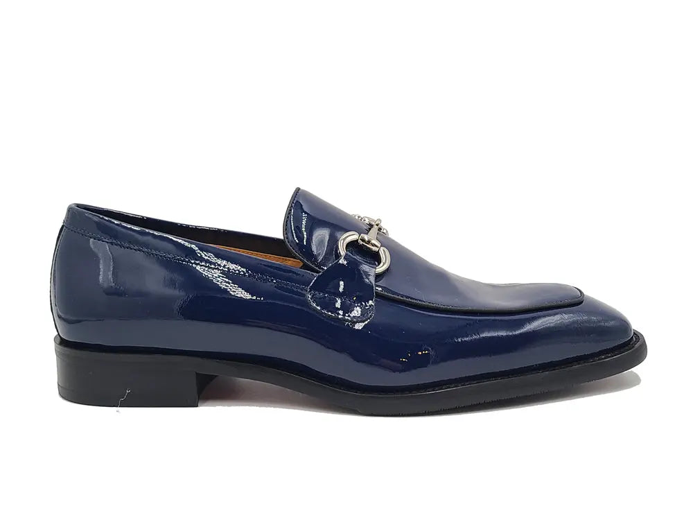 Signature Horse Bit Patent Leather Loafer Carrucci