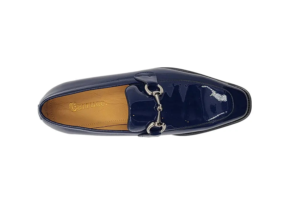 Signature Horse Bit Patent Leather Loafer Carrucci