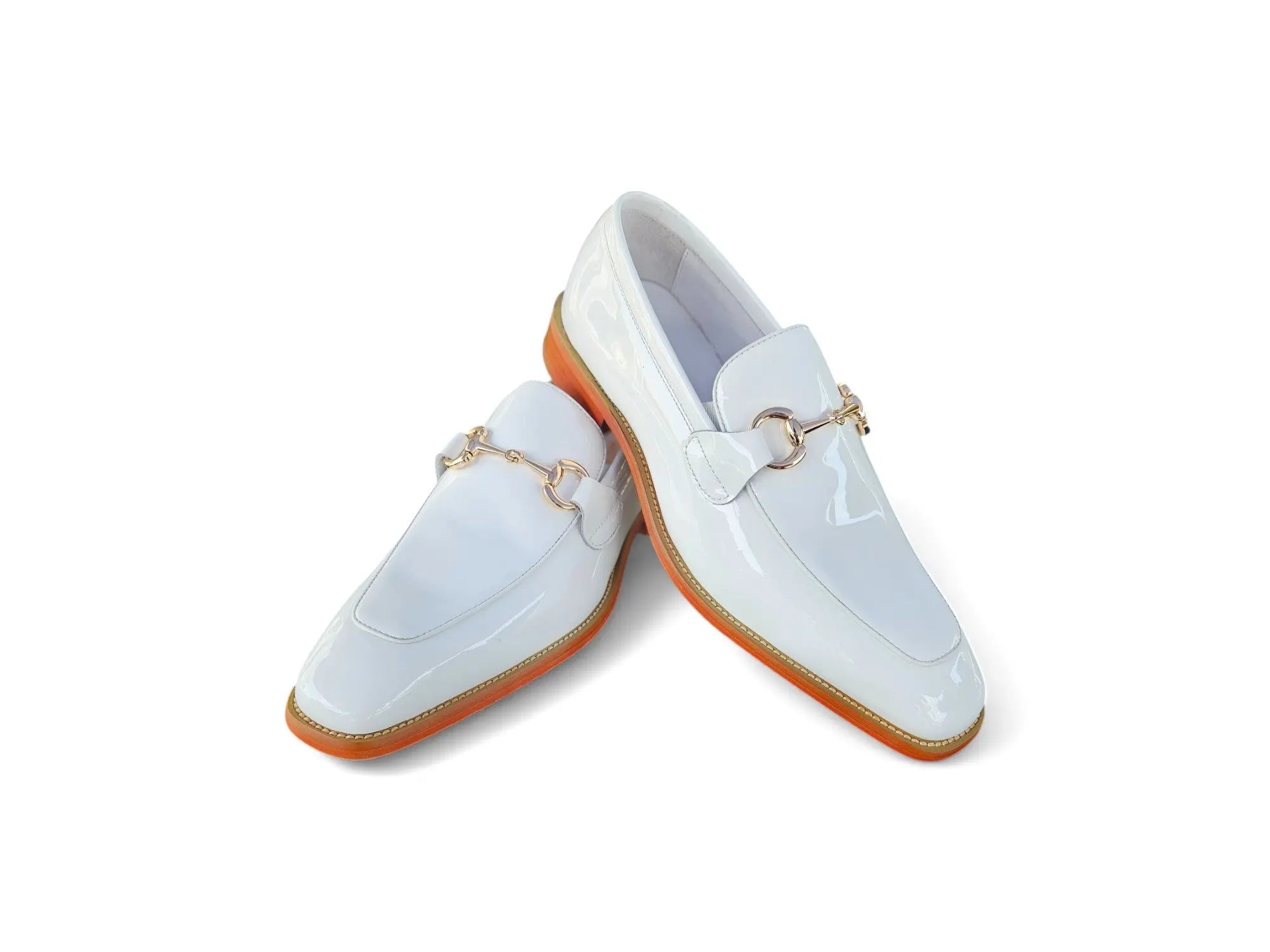 Signature Horse Bit Patent Leather Loafer Carrucci