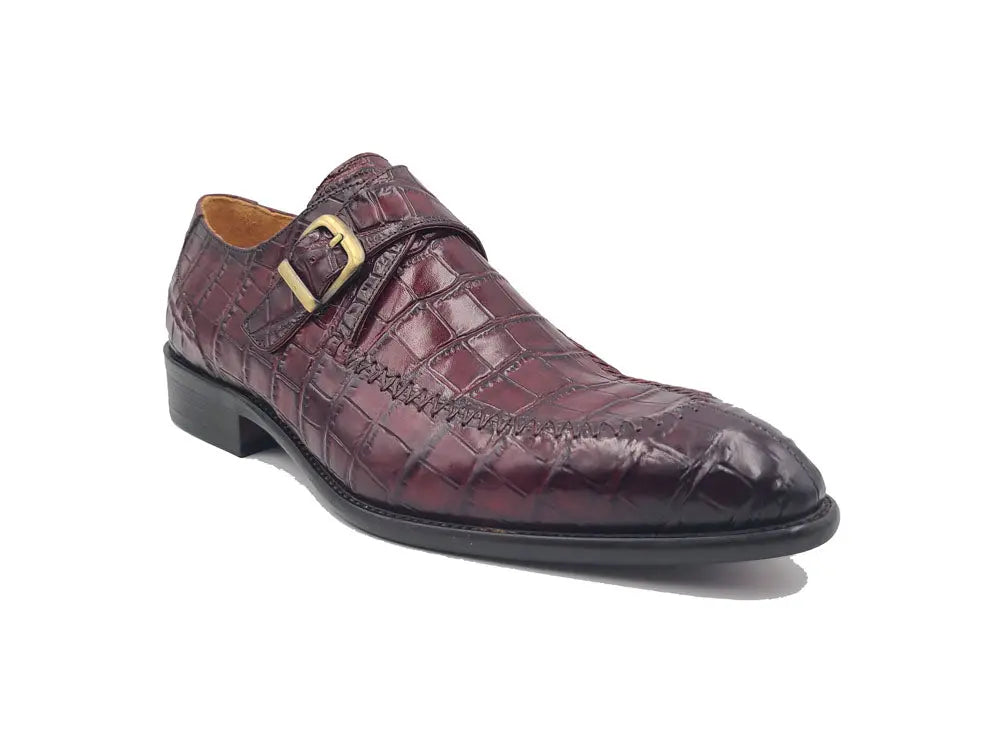 Single Monk Buckle Split Toe Loafer Carrucci
