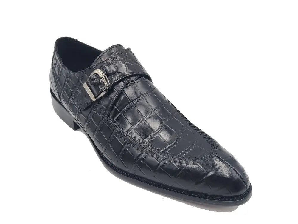 Single Monk Buckle Split Toe Loafer Carrucci