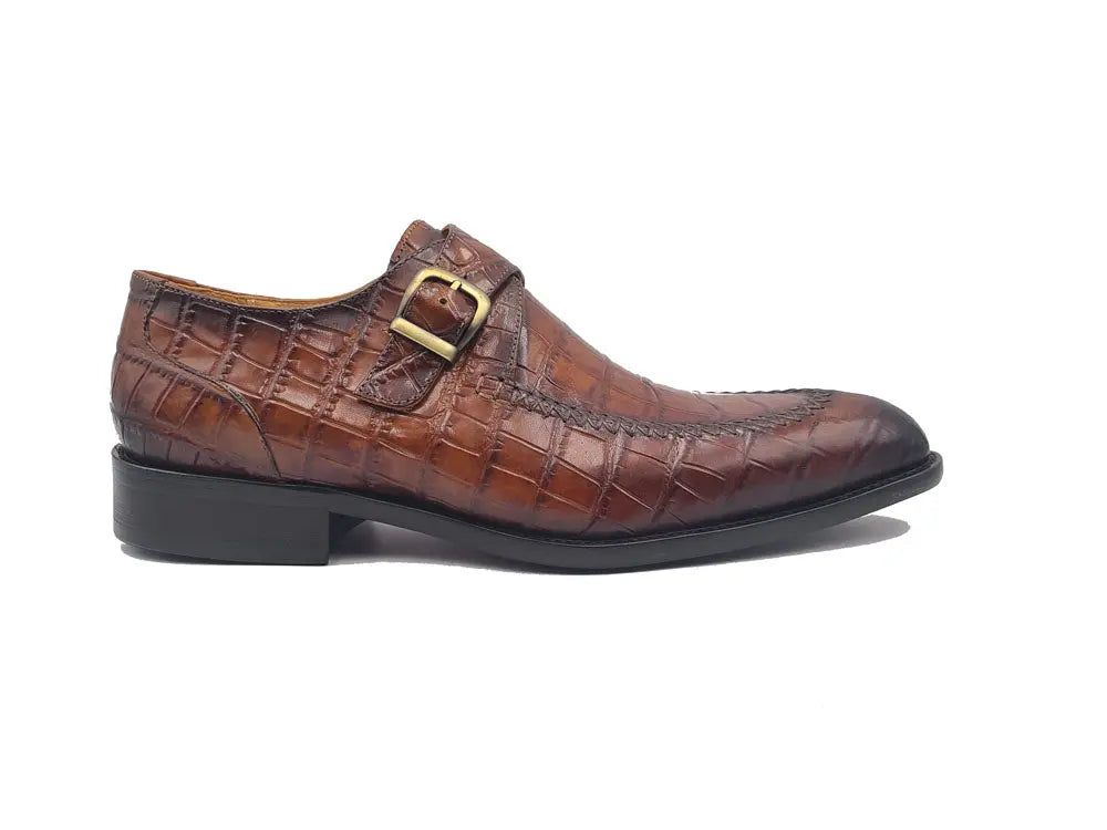 Single Monk Buckle Split Toe Loafer Carrucci