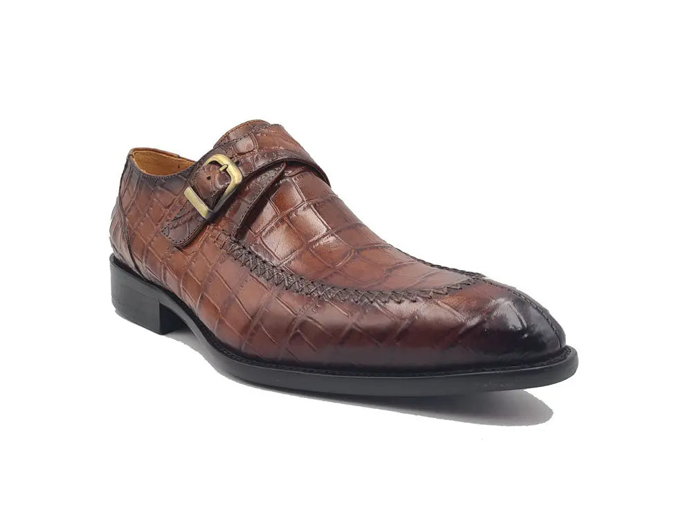 Single Monk Buckle Split Toe Loafer Carrucci