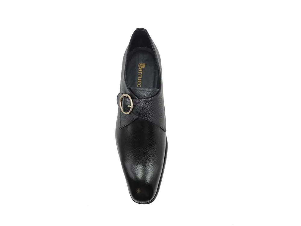Single Monk Strap Plain Toe Shoes Carrucci