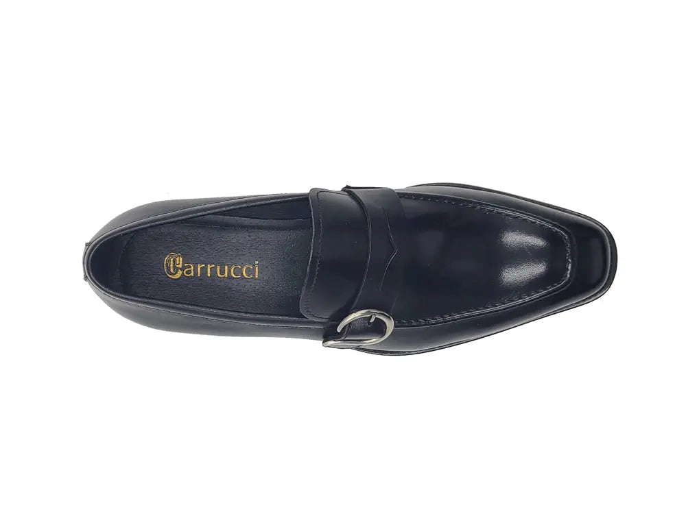 Single Monk Strap with modern buckle Carrucci