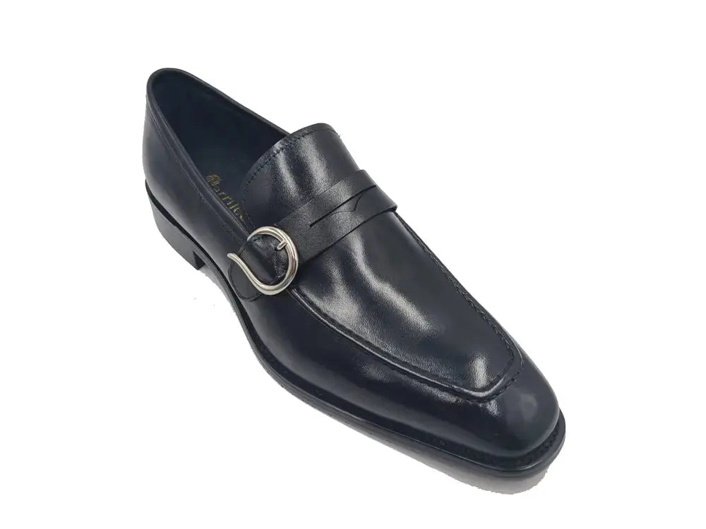Single Monk Strap with modern buckle Carrucci