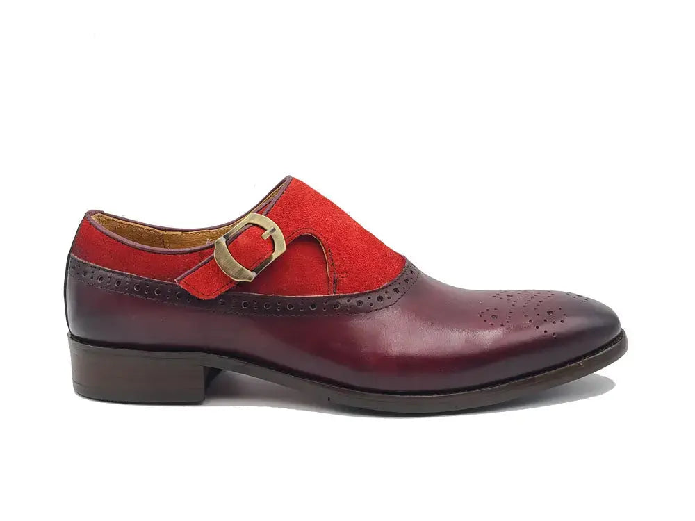 Multi Media Sling Style Single Monk Loafer Carrucci