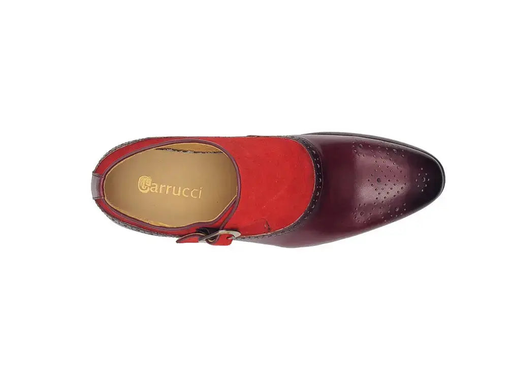 Multi Media Sling Style Single Monk Loafer Carrucci