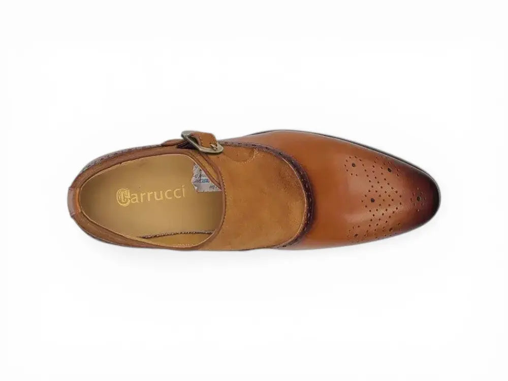 Multi Media Sling Style Single Monk Loafer Carrucci