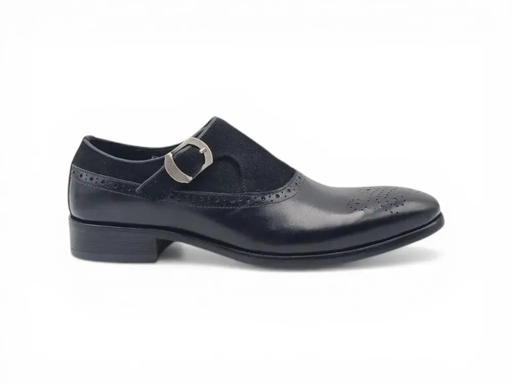 Multi Media Sling Style Single Monk Loafer Carrucci
