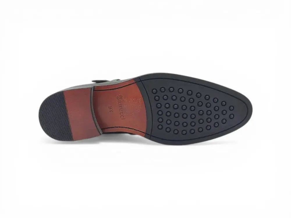 Multi Media Sling Style Single Monk Loafer Carrucci