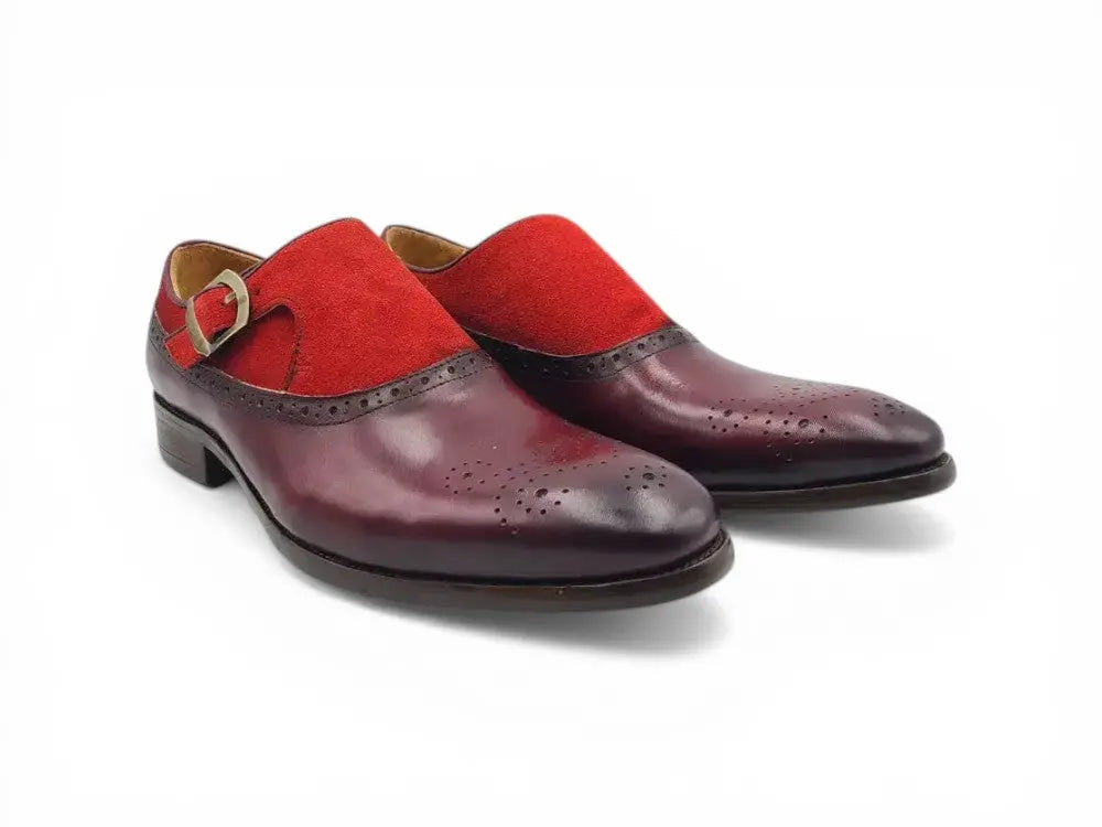 Multi Media Sling Style Single Monk Loafer Carrucci