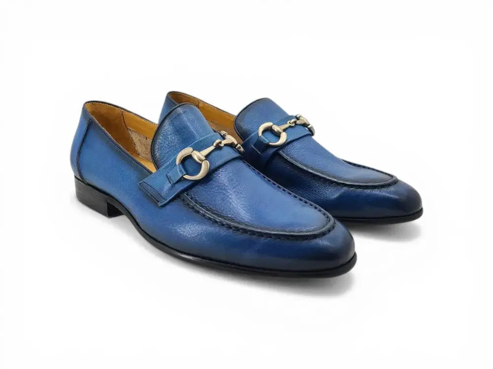 Soft Calf Leather with gold horse bit Carrucci