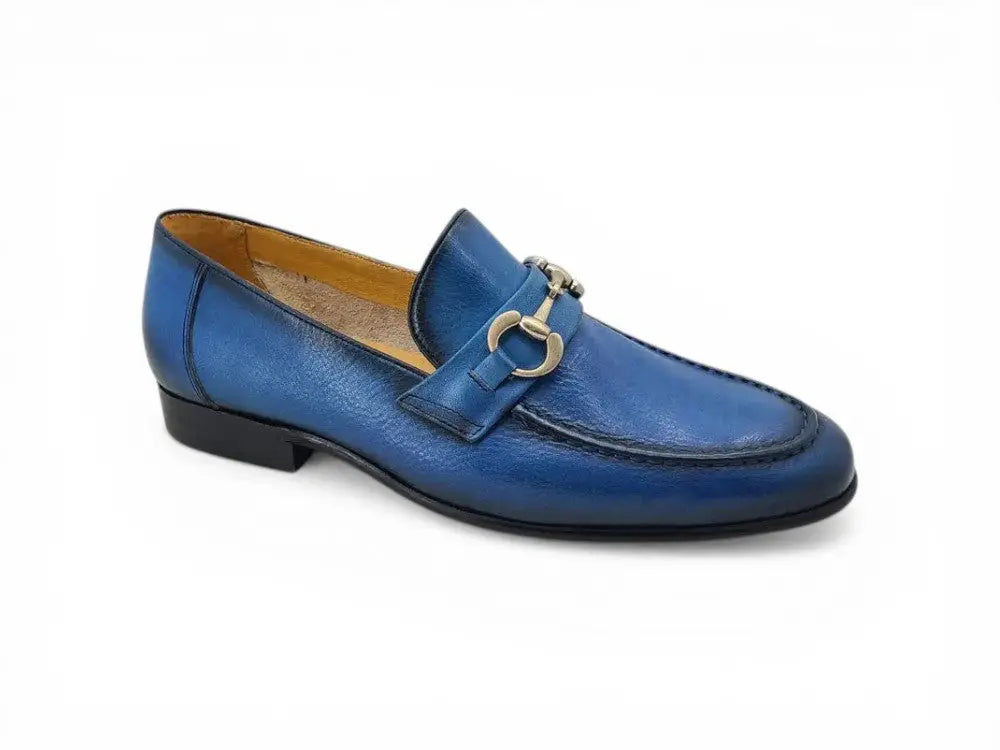 Soft Calf Leather with gold horse bit Carrucci