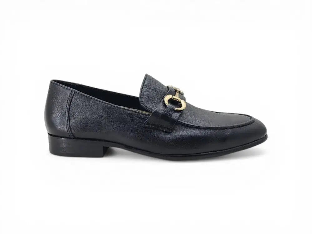 Soft Calf Leather with gold horse bit Carrucci