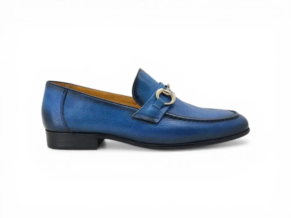 Soft Calf Leather with gold horse bit Carrucci