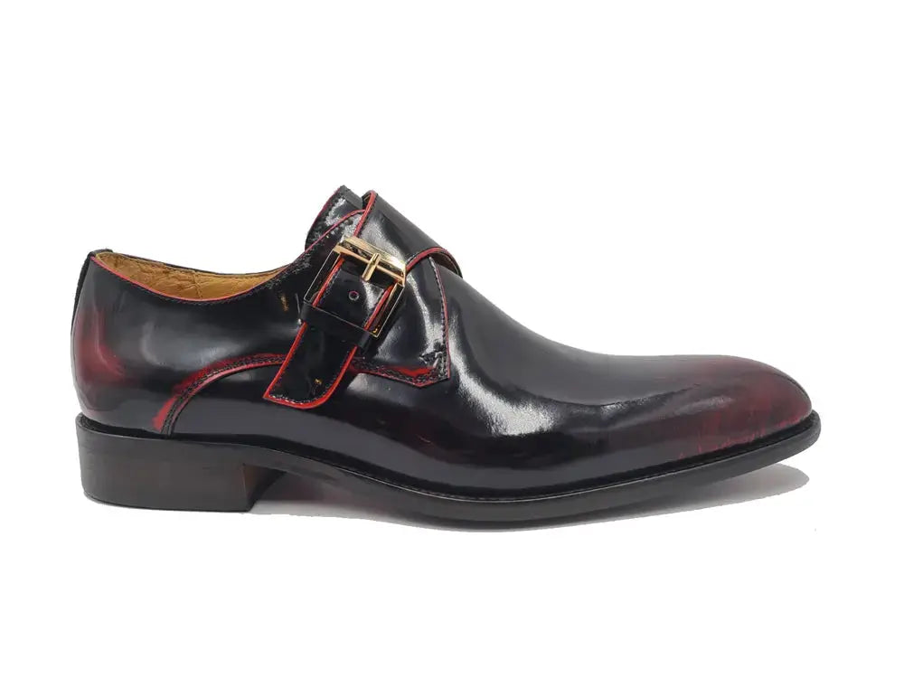 Soft Calf Patent Leather Single Monk Slip-on Carrucci