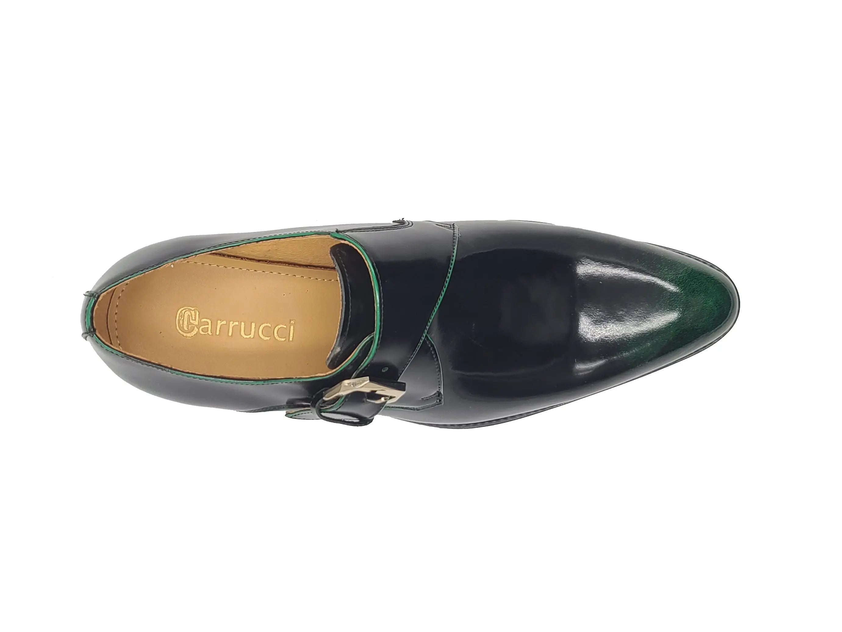 Soft Calf Patent Leather Single Monk Slip-on Carrucci