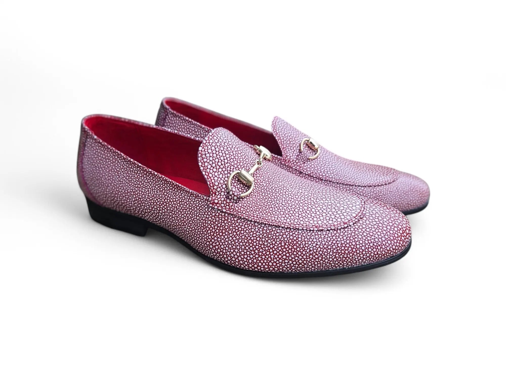 Stingray Embossed Horsebit Loafer Carrucci