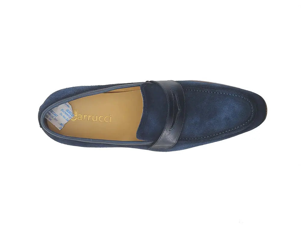 Stylish Suede Penny Loafer Carrucci