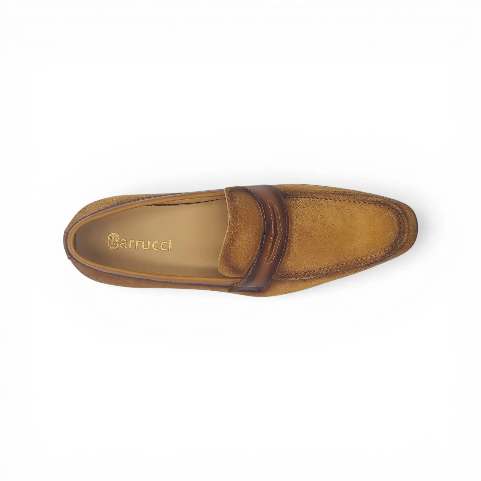 Stylish Suede Penny Loafer Carrucci