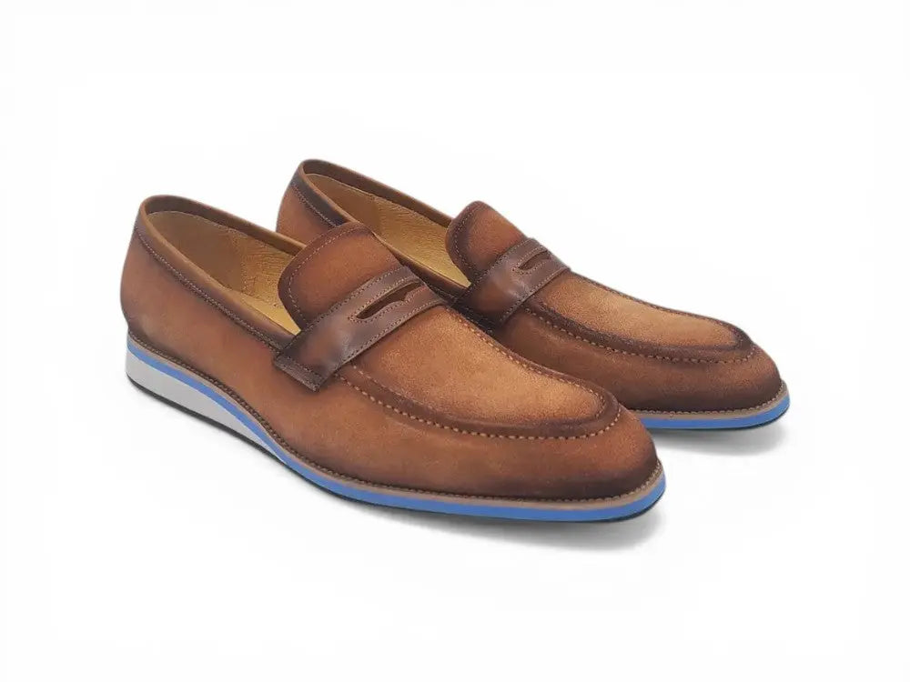 Stylish Suede Penny Loafer Carrucci