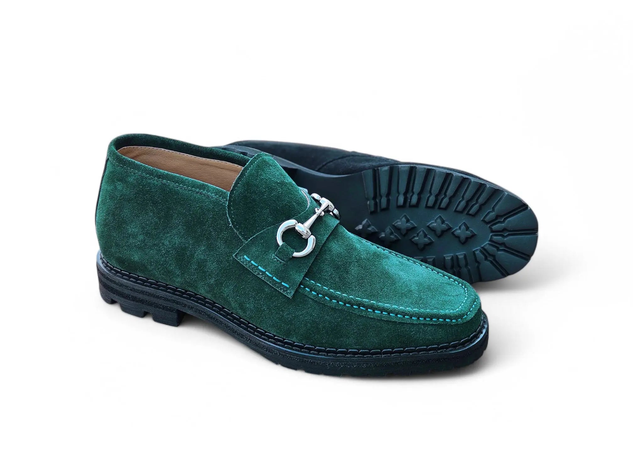 Suede Ankle Boot with Horsebit Carrucci