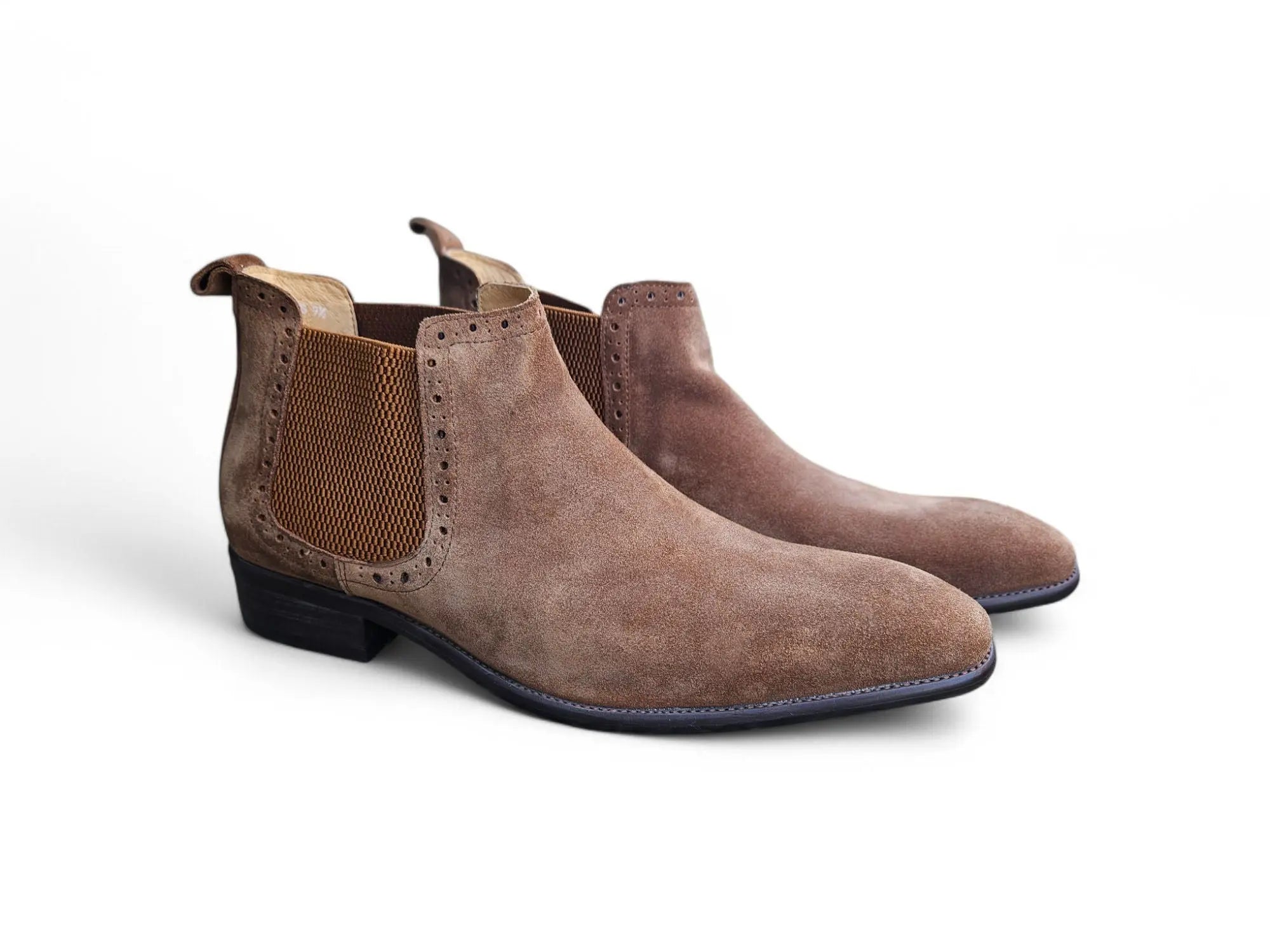 Suede Ankle Chelsea Boot Carrucci