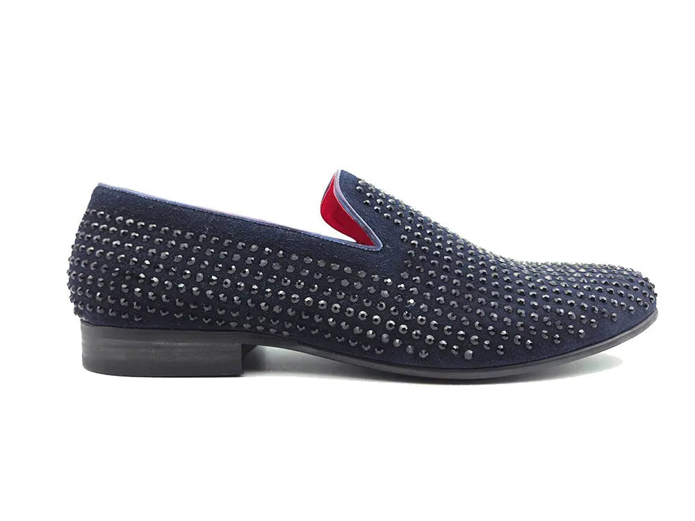 Suede Studs Formal Dress Shoes Carrucci