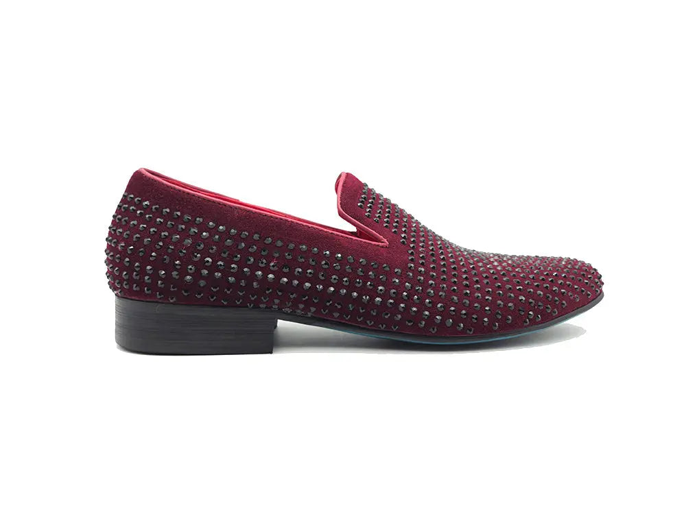 Suede Studs Formal Dress Shoes Carrucci