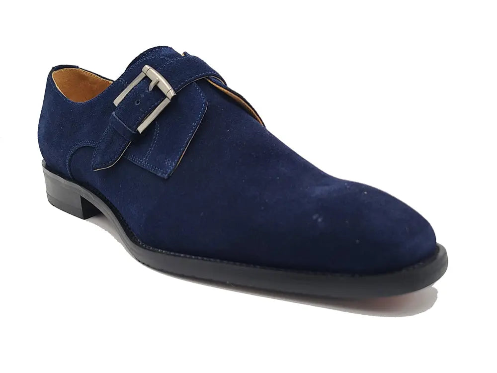 Supple Suede Single Monk Carrucci