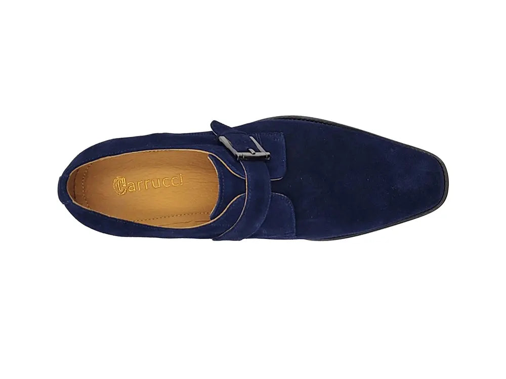 Supple Suede Single Monk Carrucci