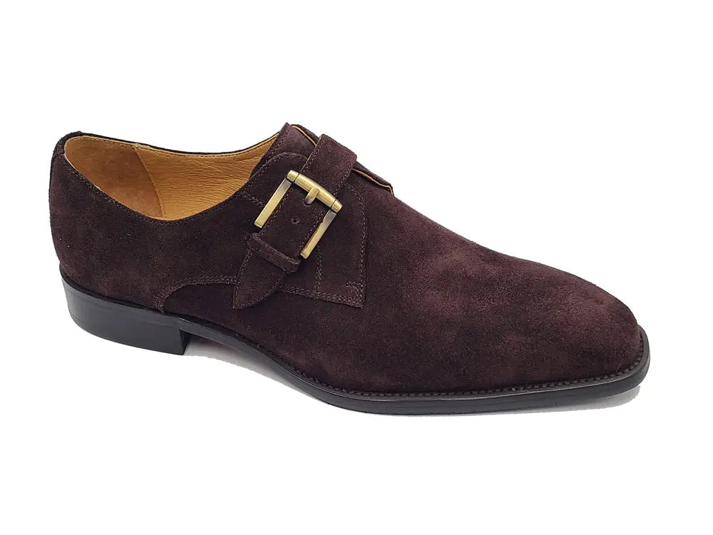 Supple Suede Single Monk Carrucci
