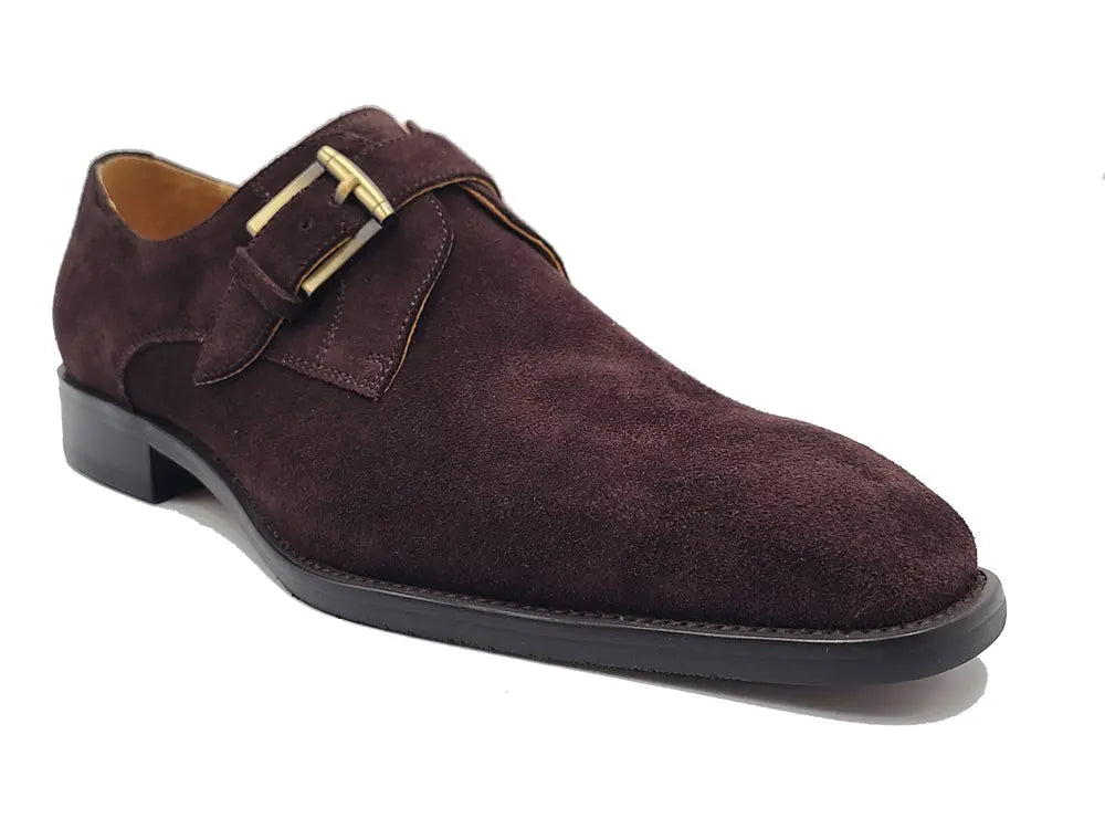 Supple Suede Single Monk Carrucci