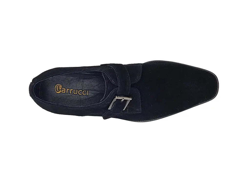 Supple Suede Single Monk Carrucci