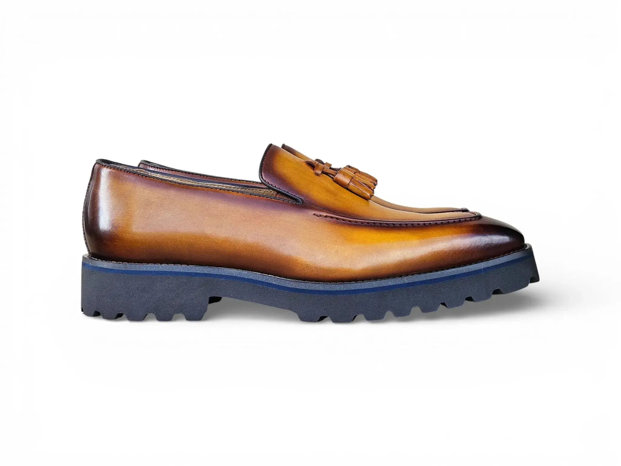 Tassel Loafer in Lug Sole Carrucci