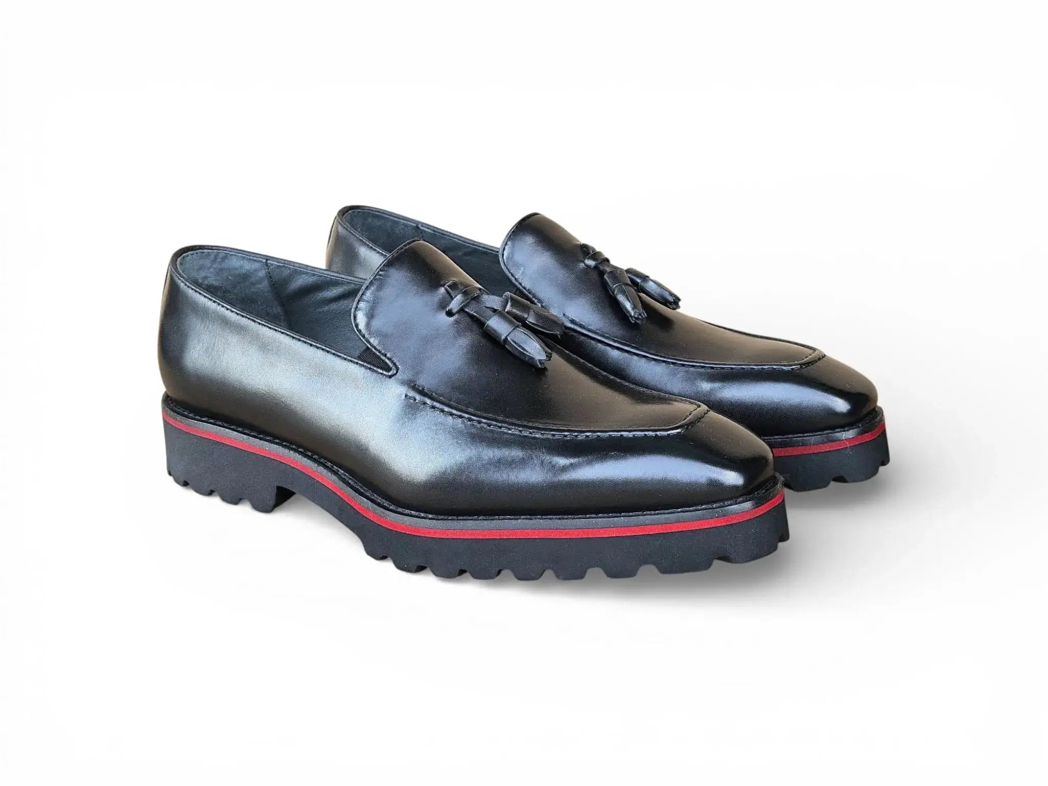 Tassel Loafer in Lug Sole Carrucci