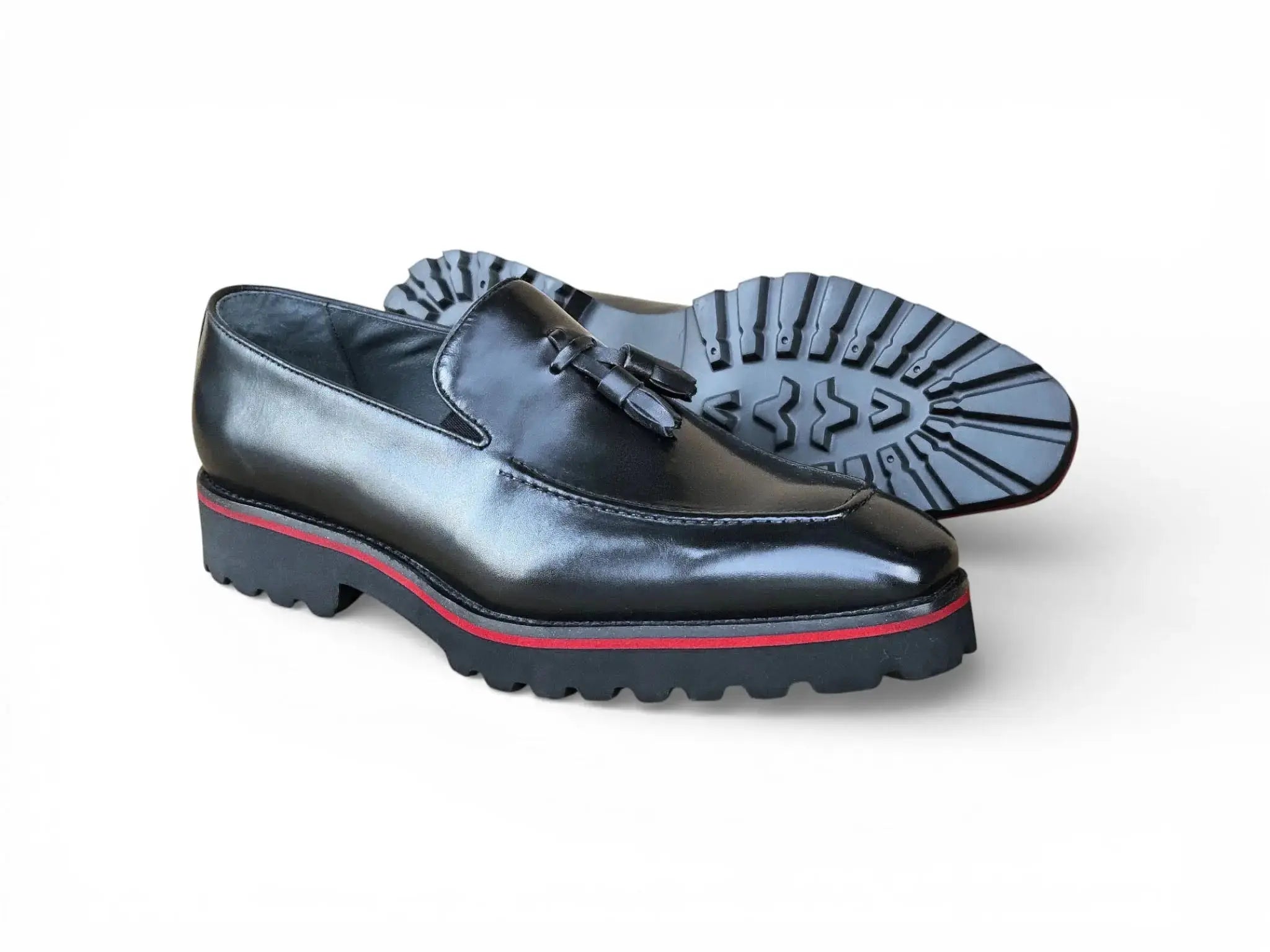Tassel Loafer in Lug Sole Carrucci