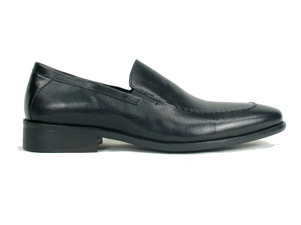 Textured Leather Loafer Carrucci