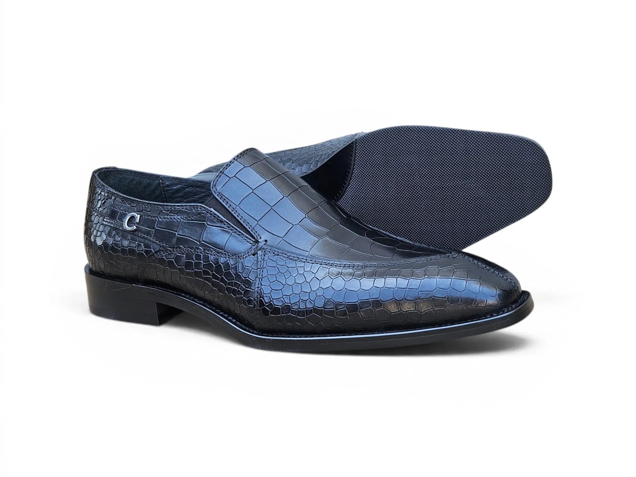 The Beaumont Embossed Loafer Carrucci