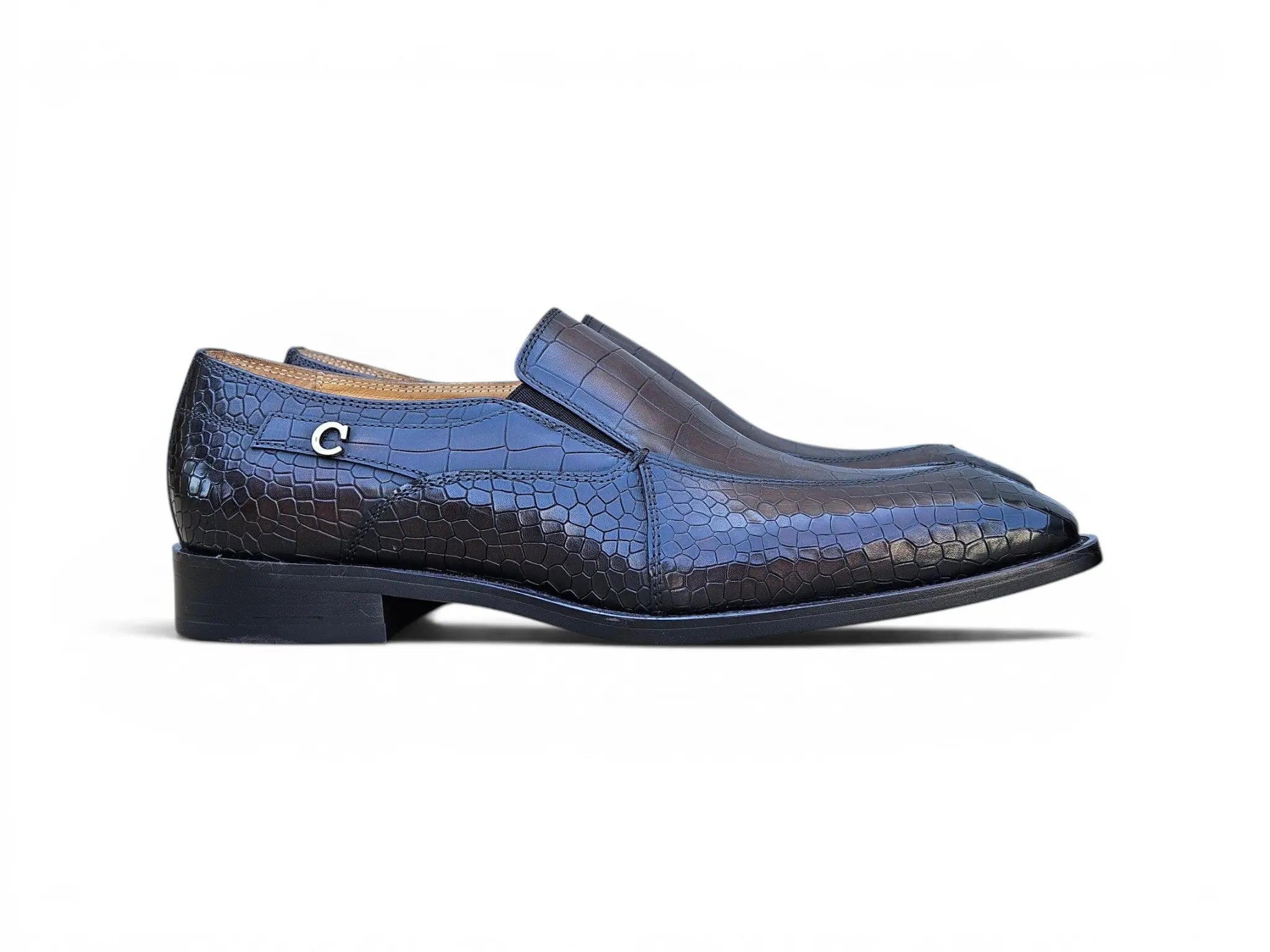 The Beaumont Embossed Loafer Carrucci