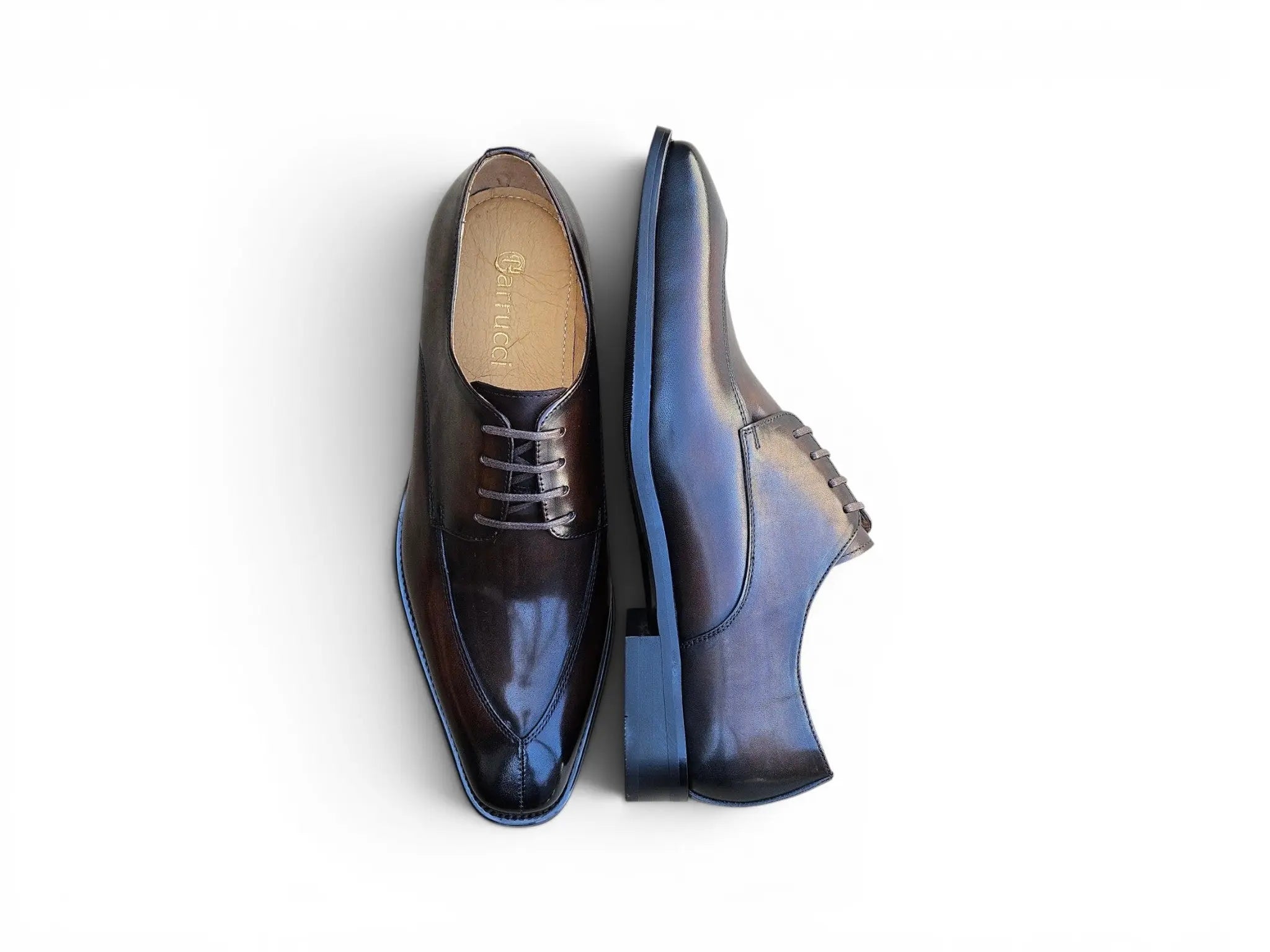 The Beaumont Split Toe Derby Carrucci Shoes