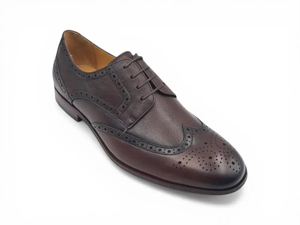 Tumbled Leather Blucher style Oxford with Flex Sole Carrucci